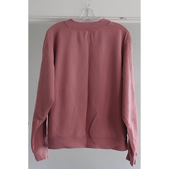 Lululemon - sz 10 - Chill On Pullover in Quicksand (Mauve Pink), Terry Sweatshir - Picture 2 of 12